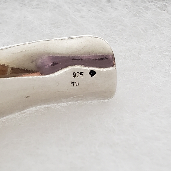 Silpada Sterling Silver Hammered Textured Cuff B1684 - Picture 11 of 14